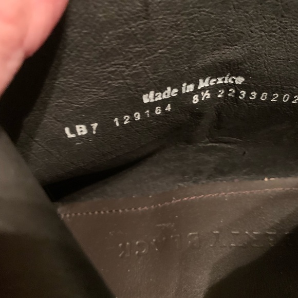 Liberty Black Women’s Booties Size 8.5 All Leather - Picture 4 of 6